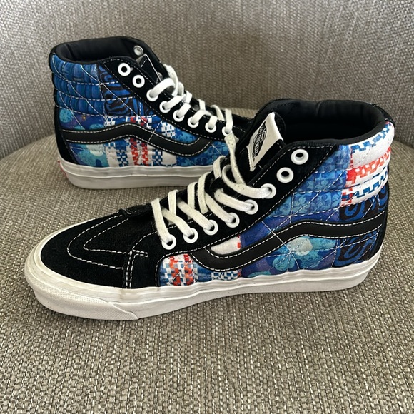 Vans x SpongeBob Sandy Liang Sk8-Hi 38 DX PW Patchwork Sneakers - Picture 7 of 8